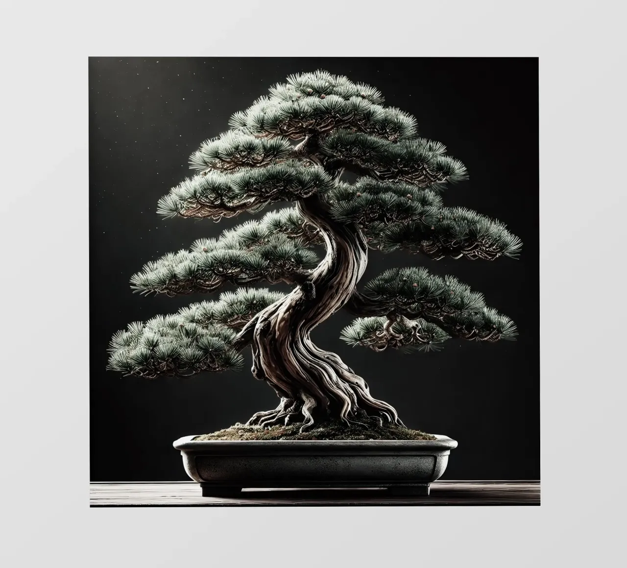Pine bonsai - a symbol of stability and tranquillity pvc cover by scHio