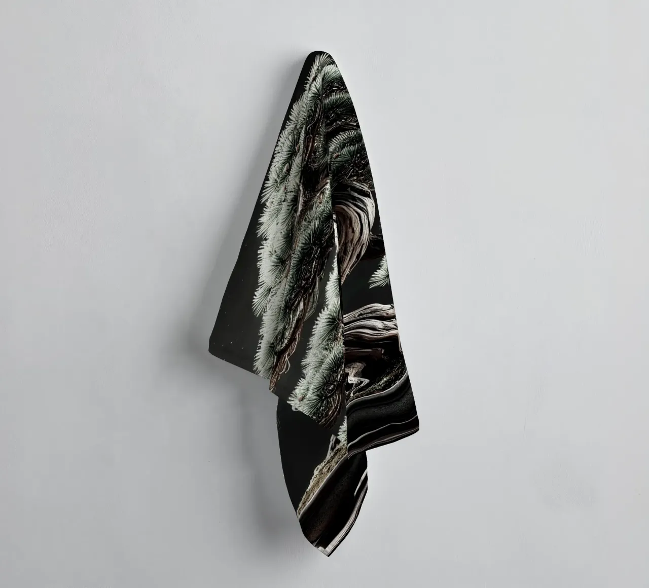 Pine bonsai - a symbol of stability and tranquillity towel by scHio
