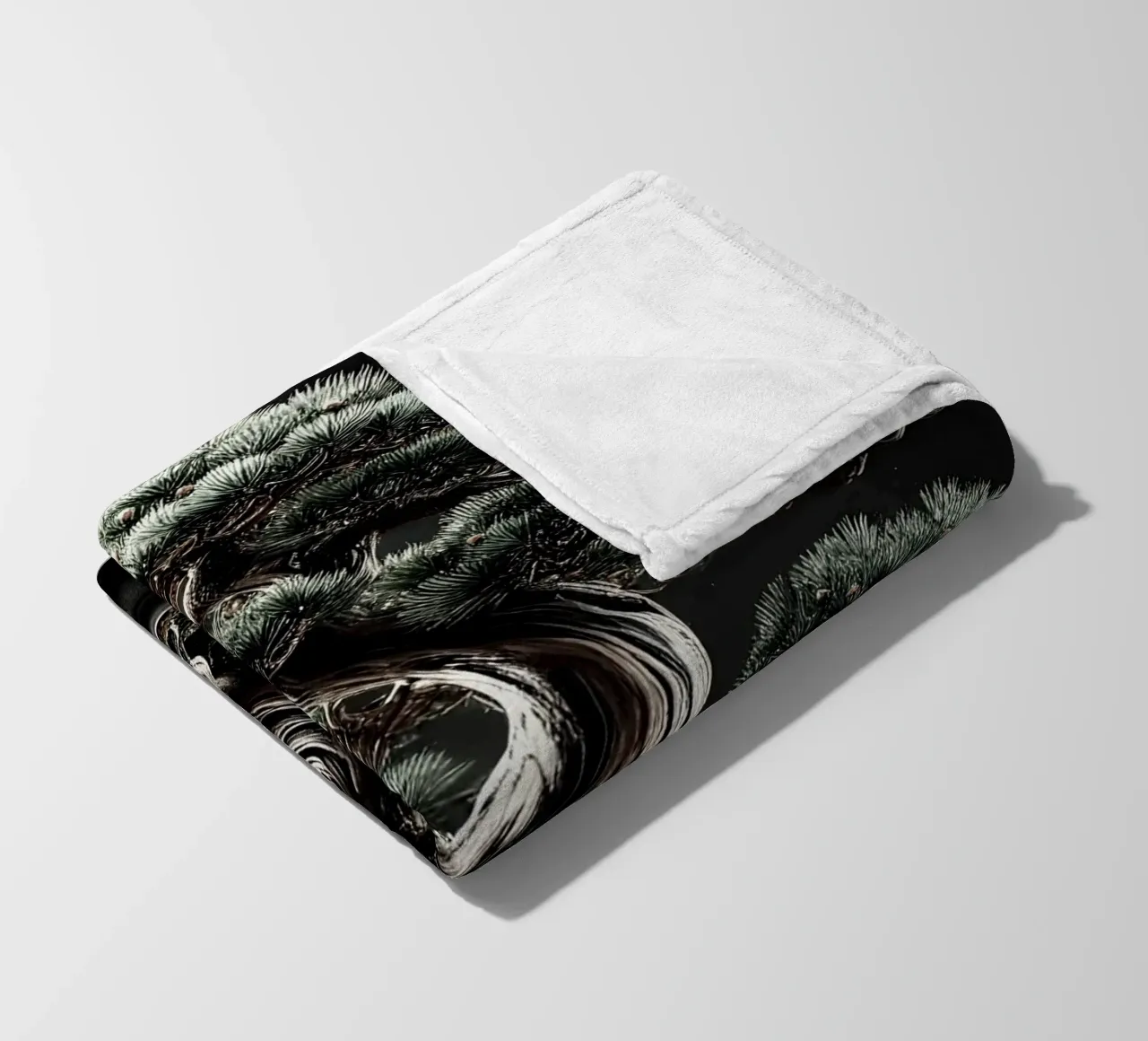 Pine bonsai - a symbol of stability and tranquillity fleece blanket by scHio