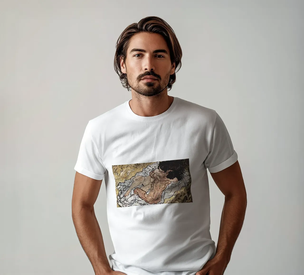 Egon schiele - L'abbraccio t-shirt da Timeless Artworks