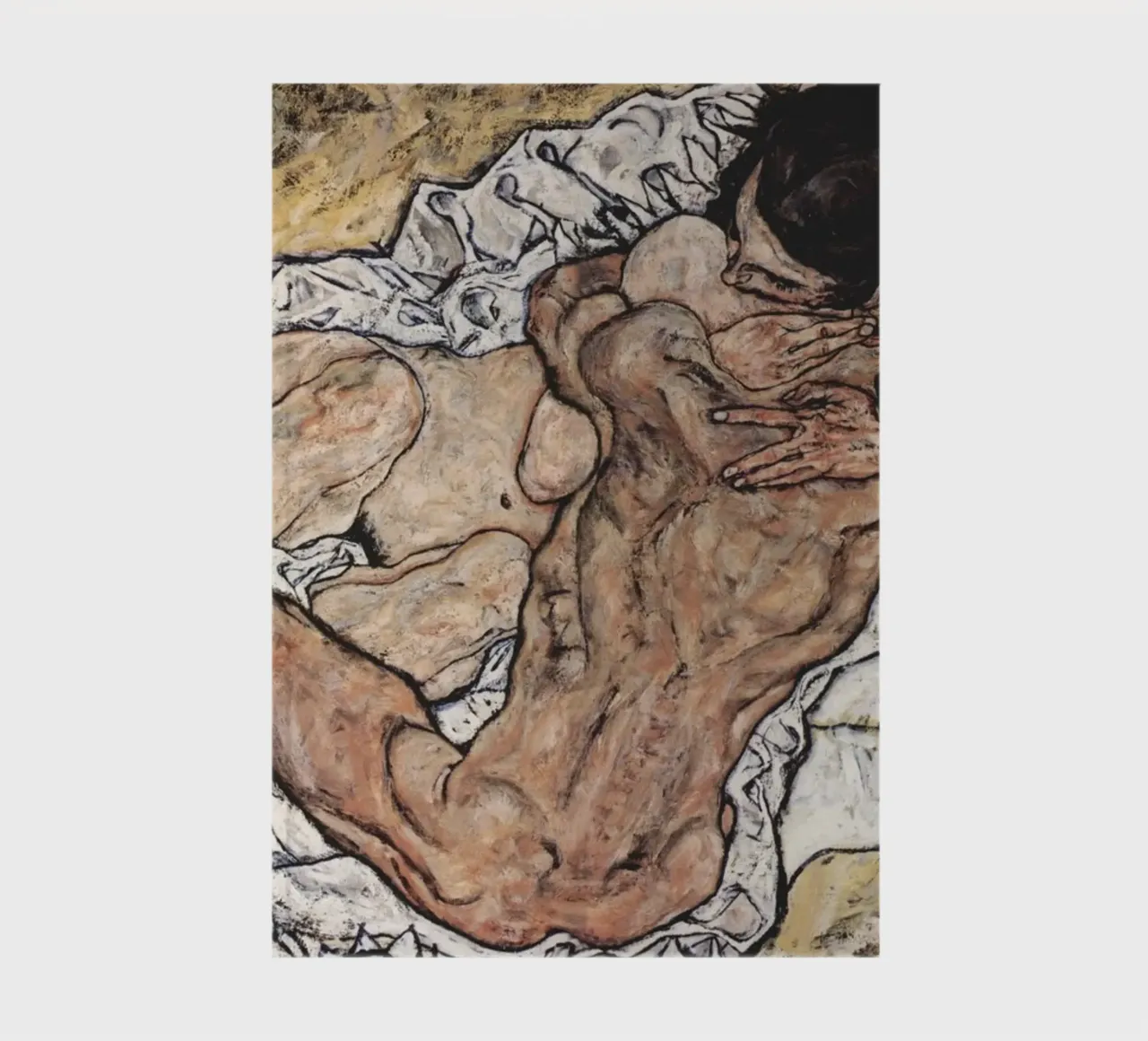 Egon schiele - L'abbraccio diario da Timeless Artworks