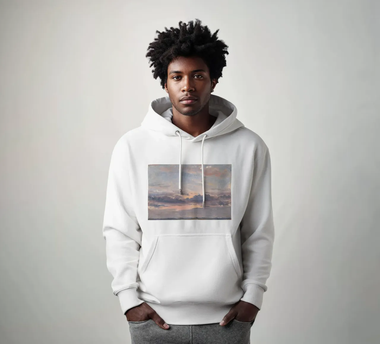 john constable - A Cloud Study hoodie by Timeless Artworks