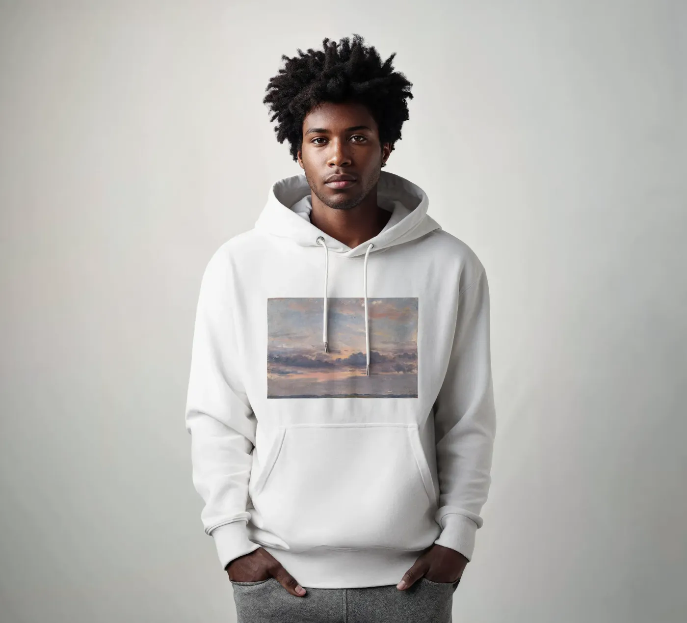 john constable - A Cloud Study hoodie by Timeless Artworks