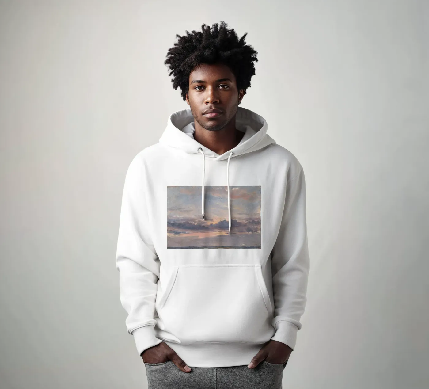 john constable - A Cloud Study hoodie by Timeless Artworks