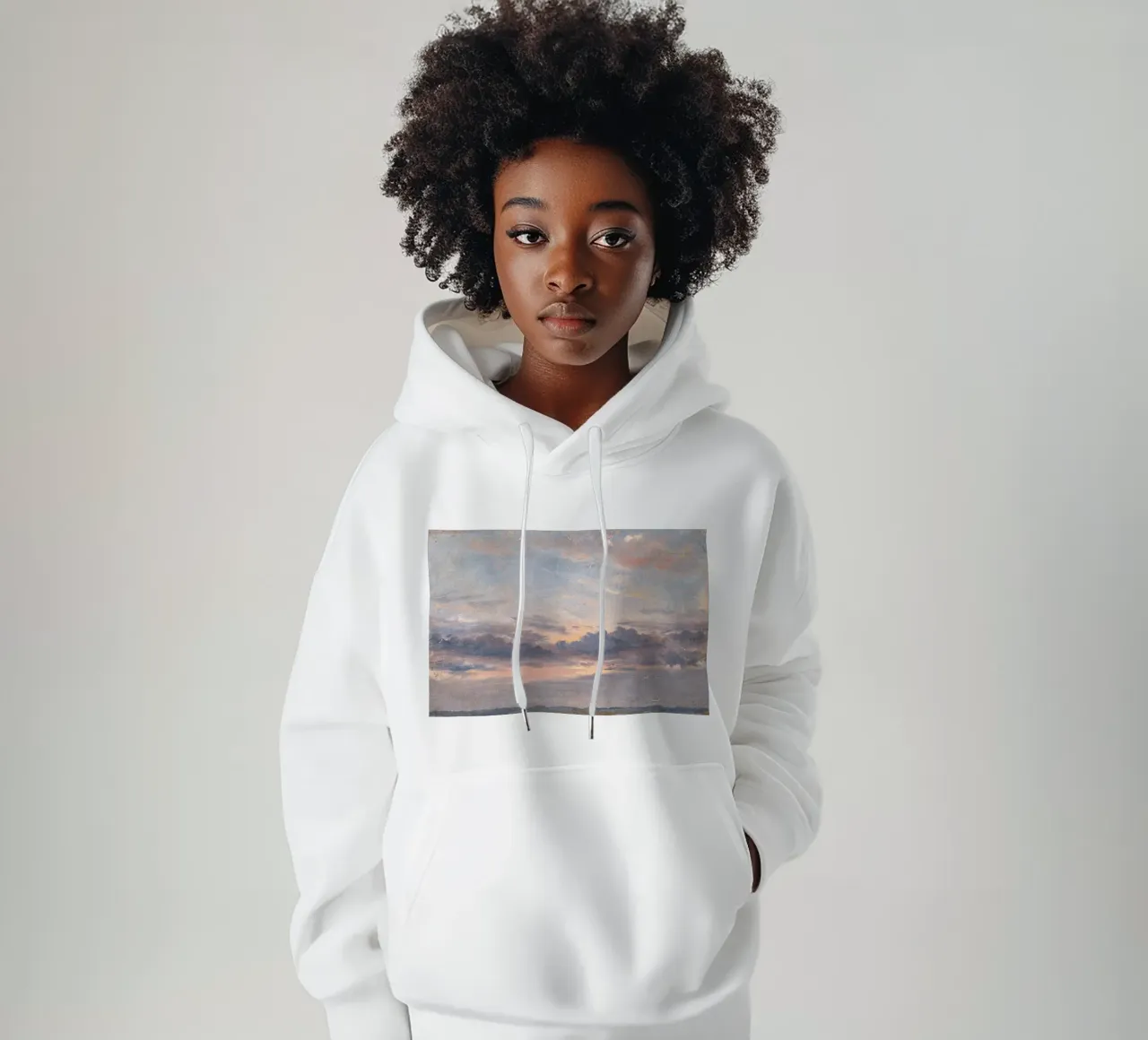 john constable - A Cloud Study hoodie by Timeless Artworks