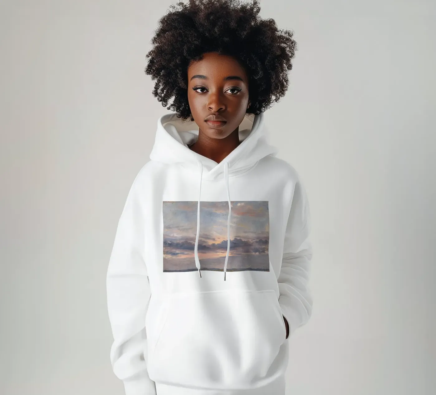 john constable - A Cloud Study hoodie by Timeless Artworks
