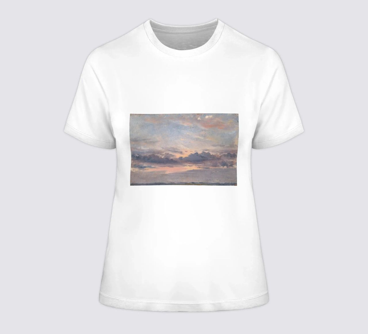 john constable - Un estudio sobre las nubes camiseta de mujer de Timeless Artworks