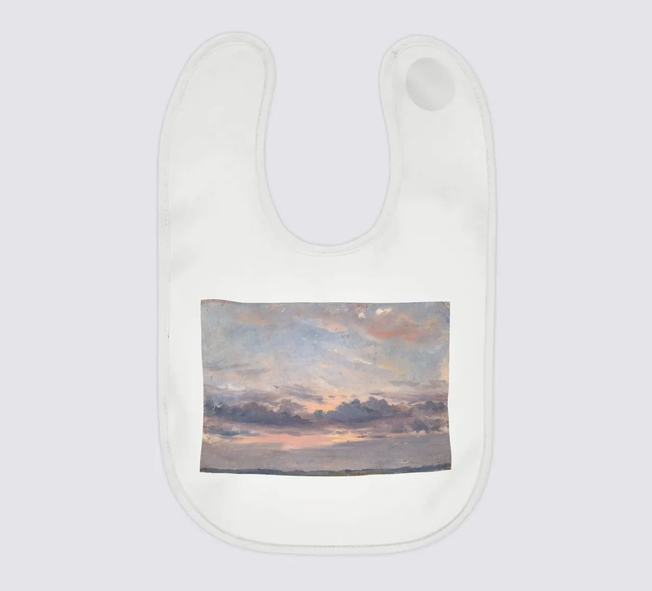 john constable - Eine Wolkenstudie Babylätzchen von Timeless Artworks