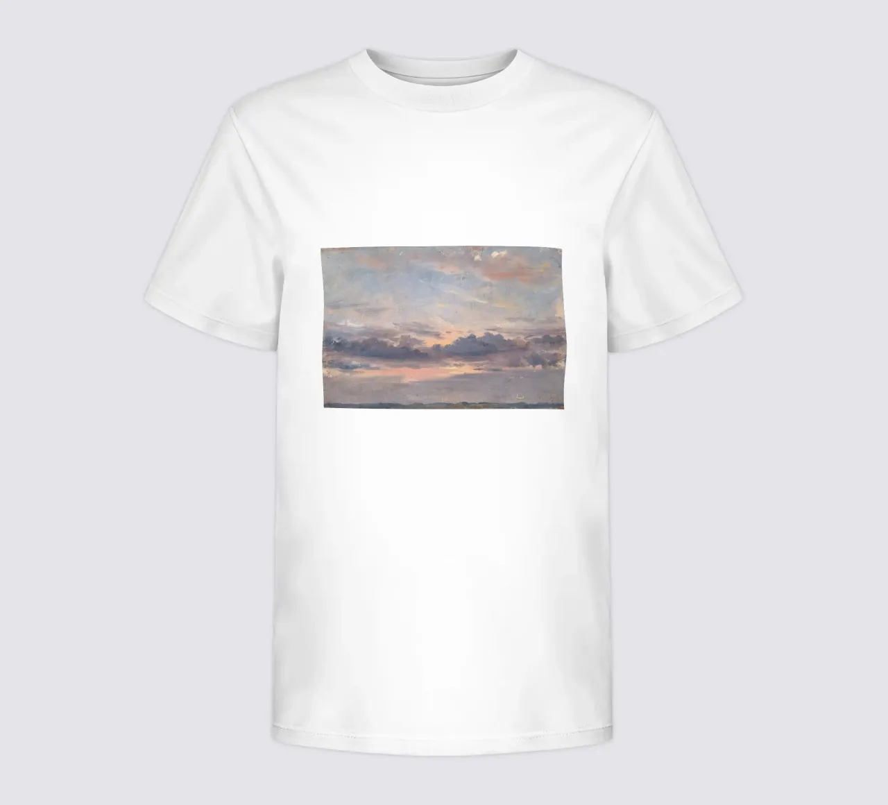 john constable - A Cloud Study kids t-shirt by Timeless Artworks