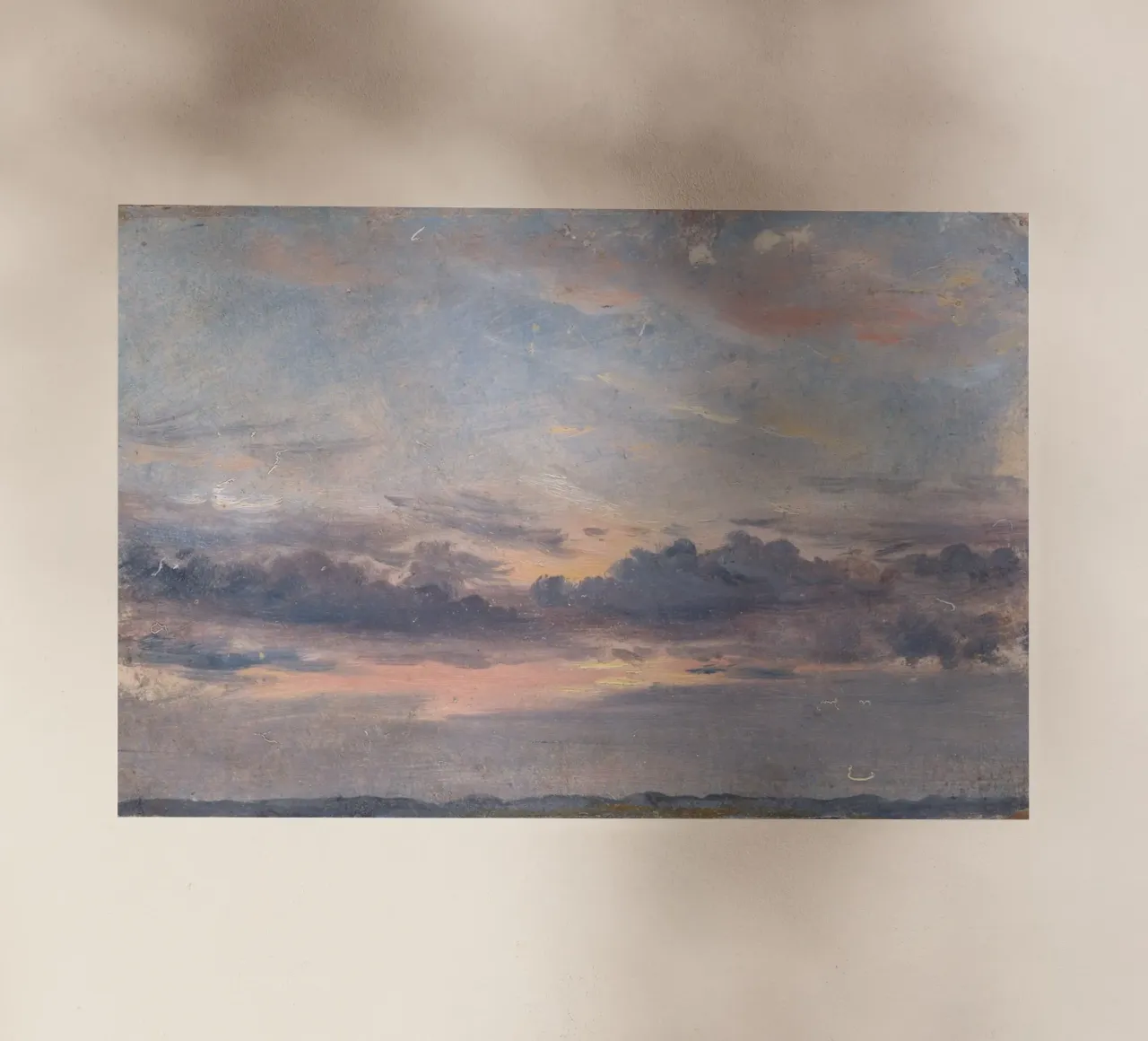 john constable - A Cloud Study Backlit Folie von Timeless Artworks