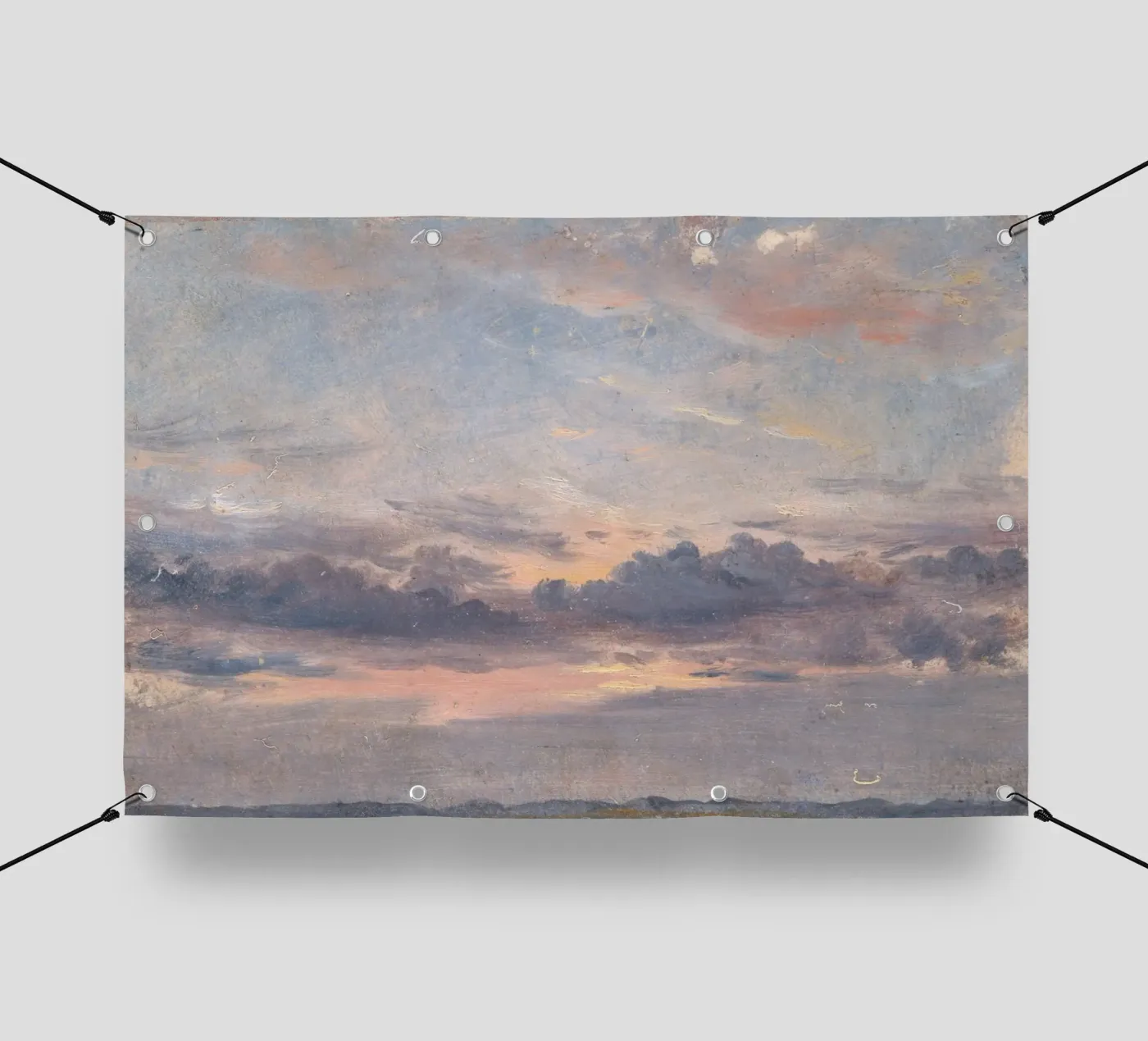 john constable - A Cloud Study telo in pvc da Timeless Artworks