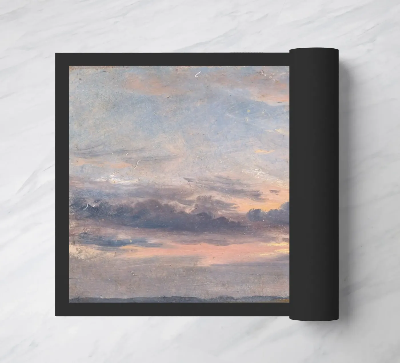 john constable - A Cloud Study Fußmatte von Timeless Artworks