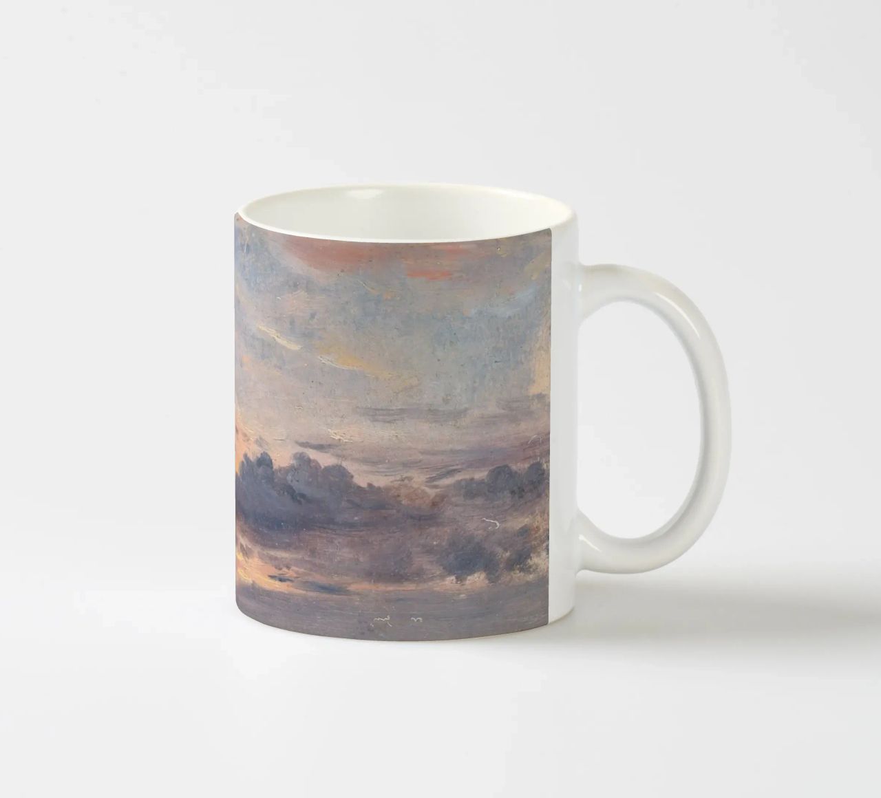john constable - Un estudio sobre las nubes taza de cerámica de Timeless Artworks