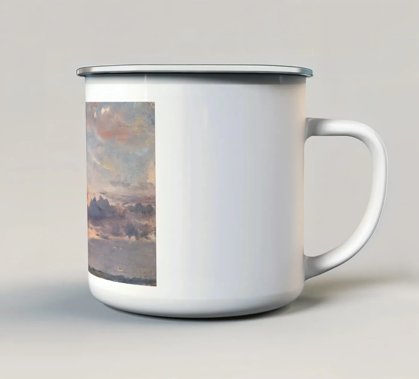 john constable - A Cloud Study enamel mug by Timeless Artworks