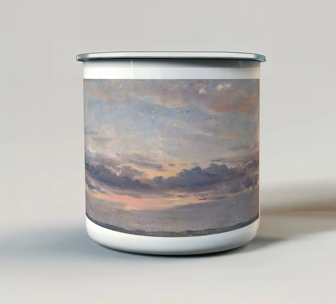 john constable - A Cloud Study enamel mug by Timeless Artworks
