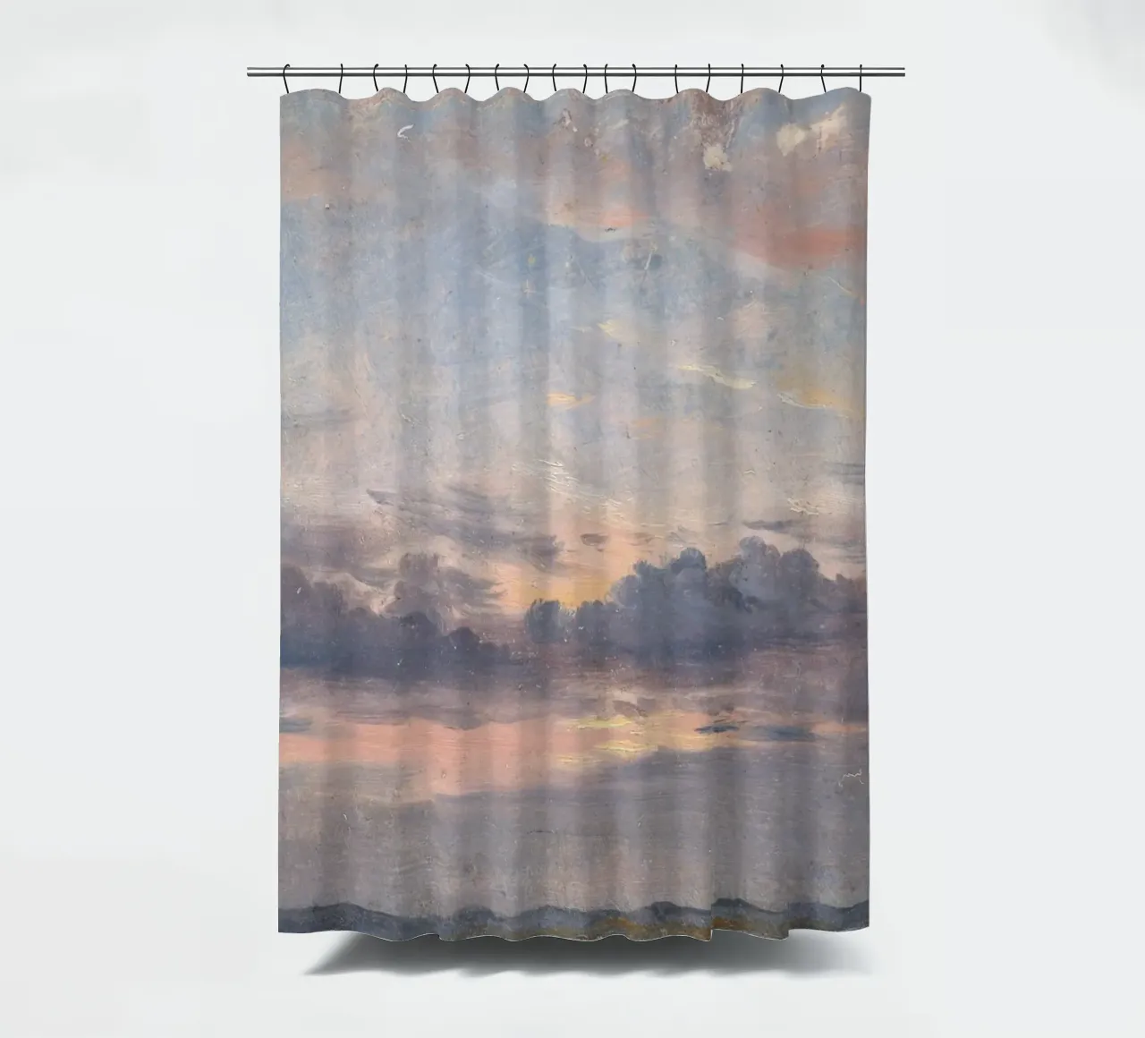 john constable - Eine Wolkenstudie Duschvorhang von Timeless Artworks