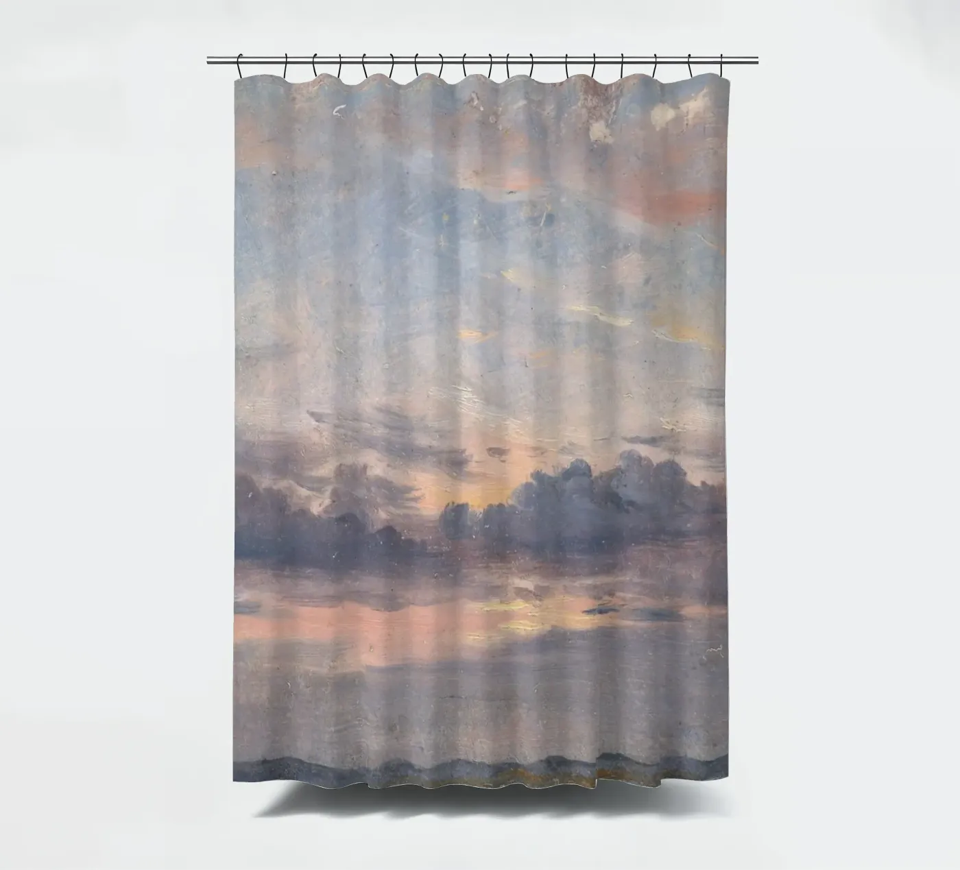 john constable - A Cloud Study Duschvorhang von Timeless Artworks