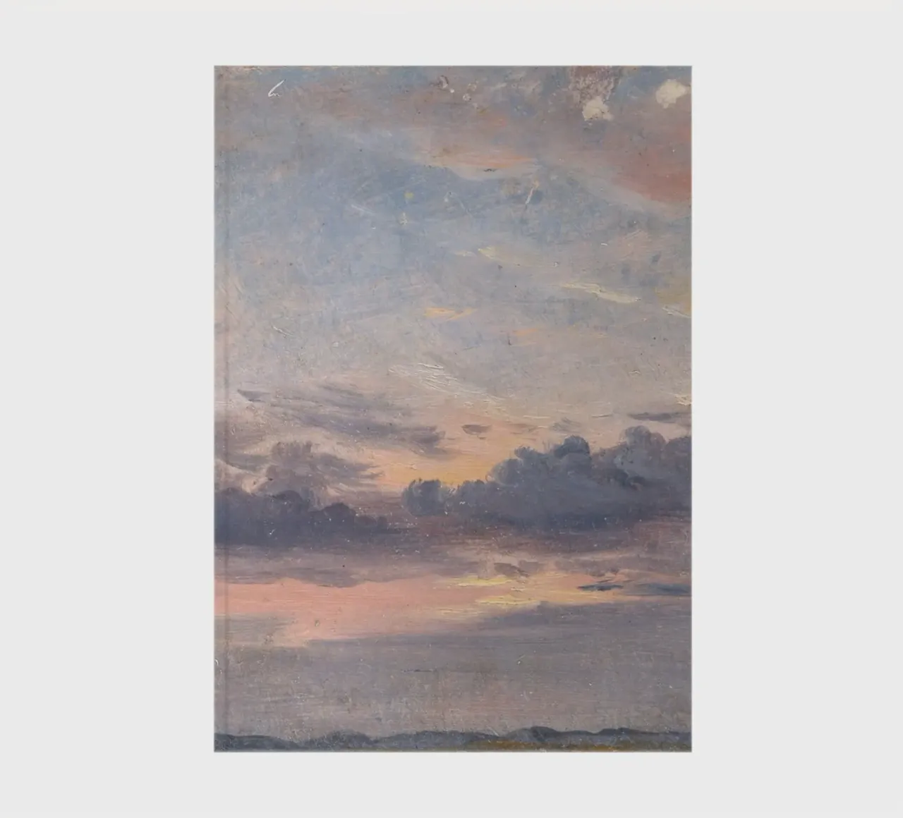 john constable - A Cloud Study notebook by Timeless Artworks