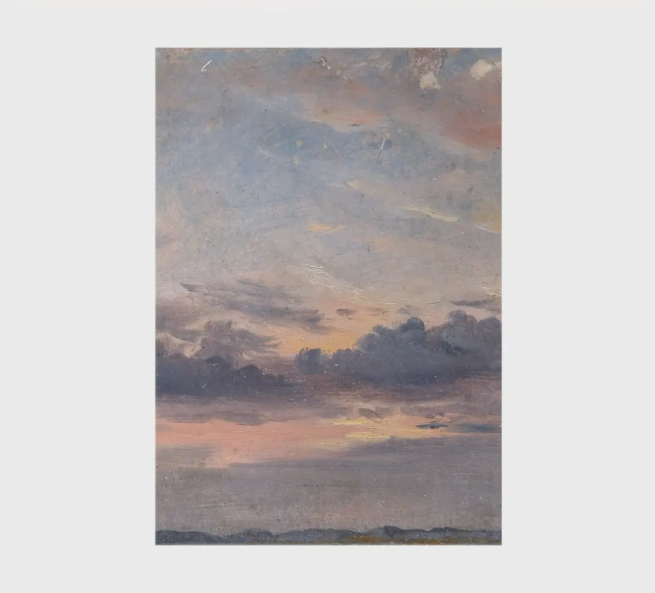 john constable - A Cloud Study notebook by Timeless Artworks