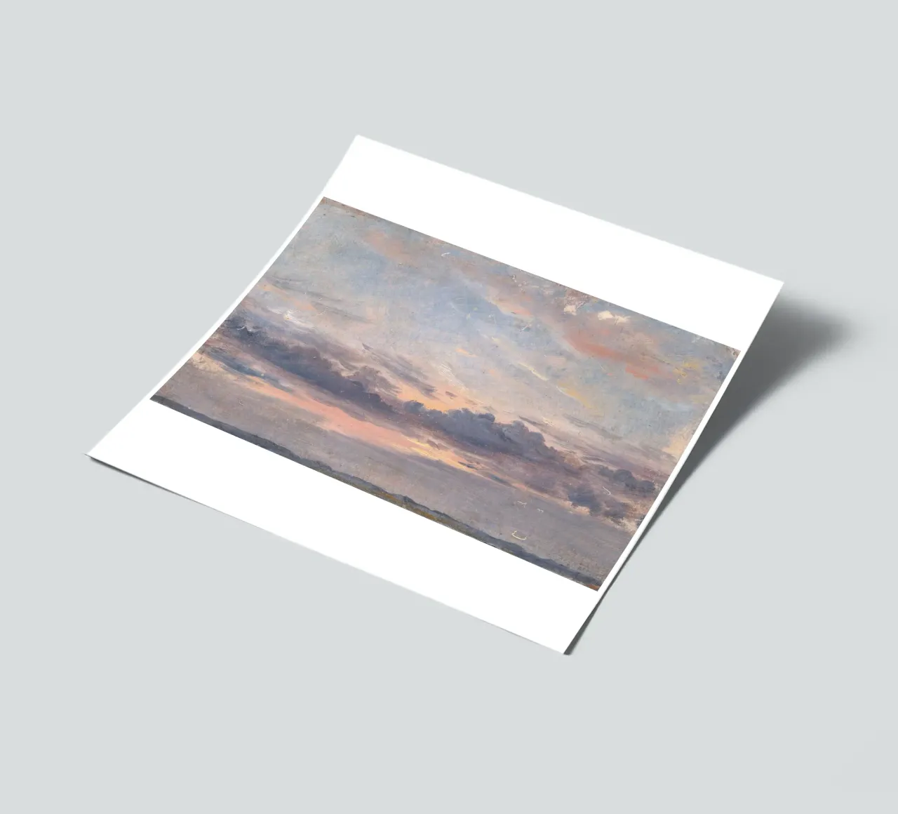 john constable - A Cloud Study sticker sheet by Timeless Artworks