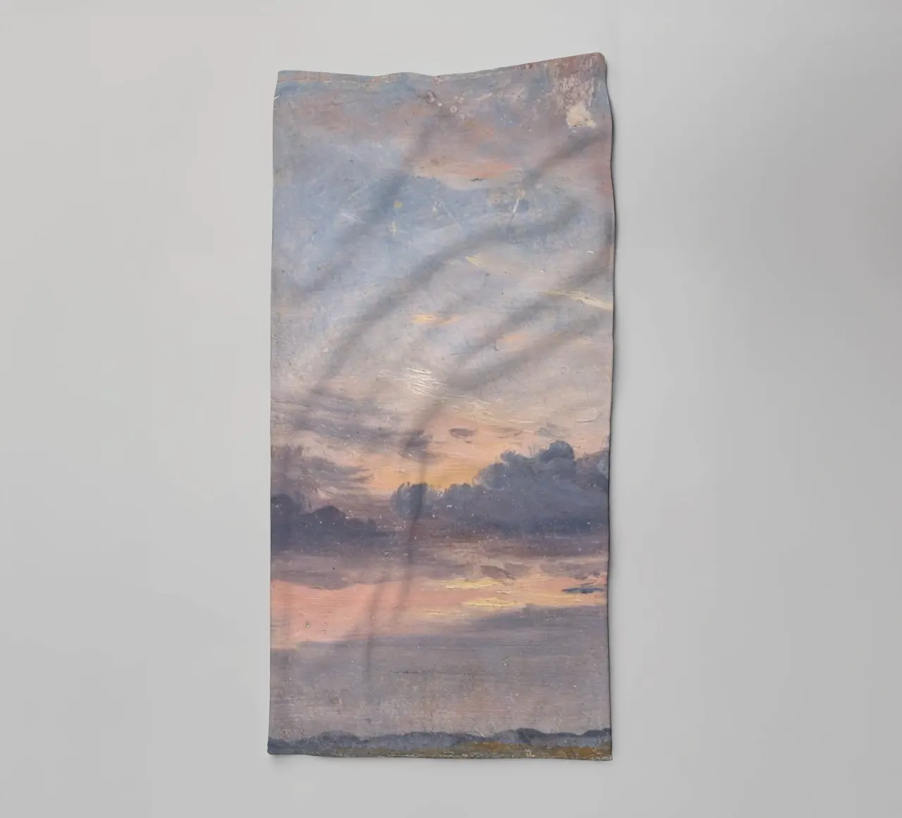john constable - A Cloud Study towel by Timeless Artworks