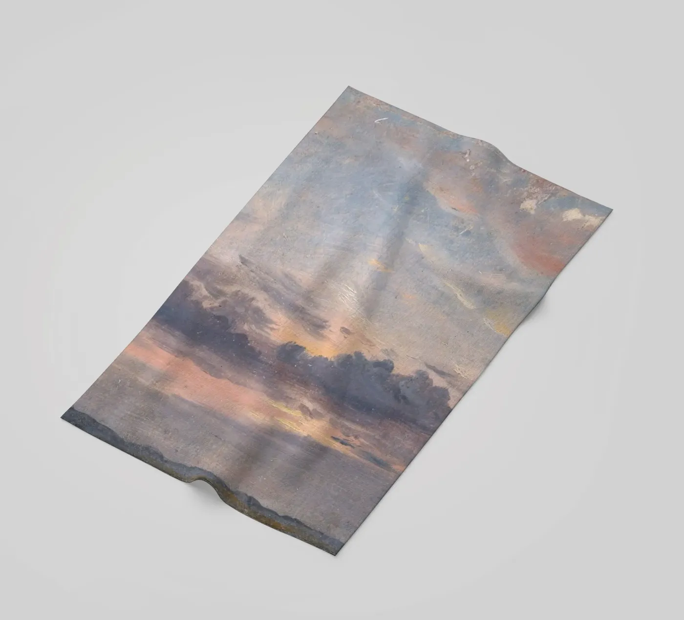 john constable - A Cloud Study Strandtuch von Timeless Artworks