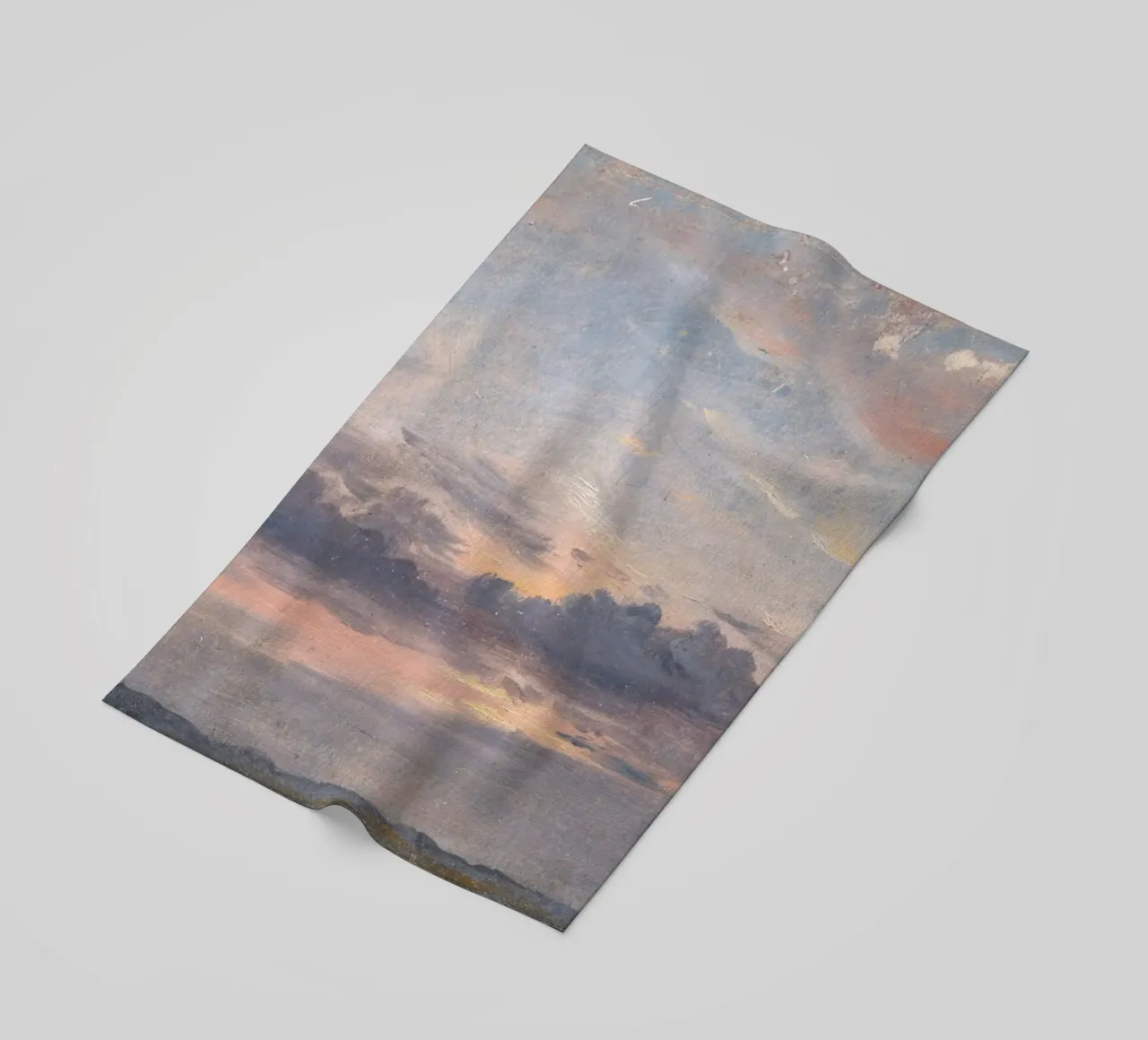 john constable - A Cloud Study Strandtuch von Timeless Artworks