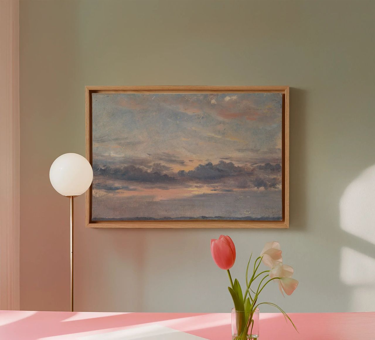 john constable - Un estudio sobre las nubes lienzo de Timeless Artworks