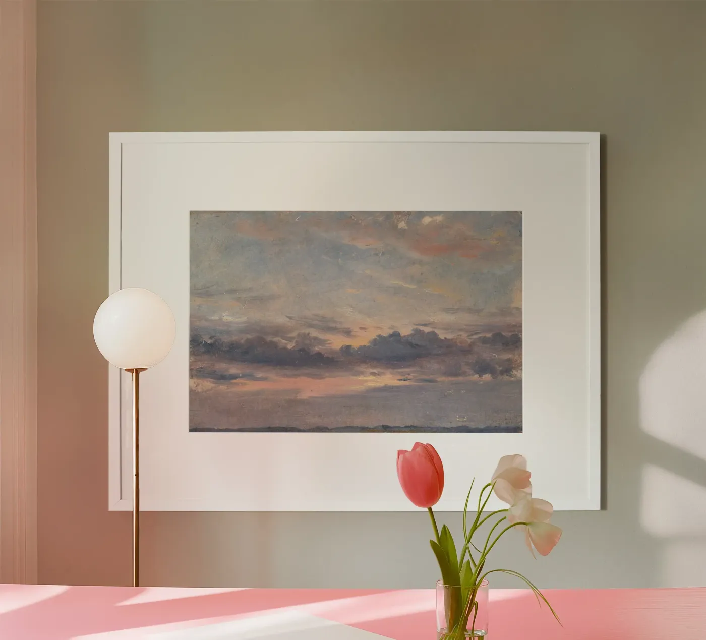 john constable - A Cloud Study poster van Timeless Artworks