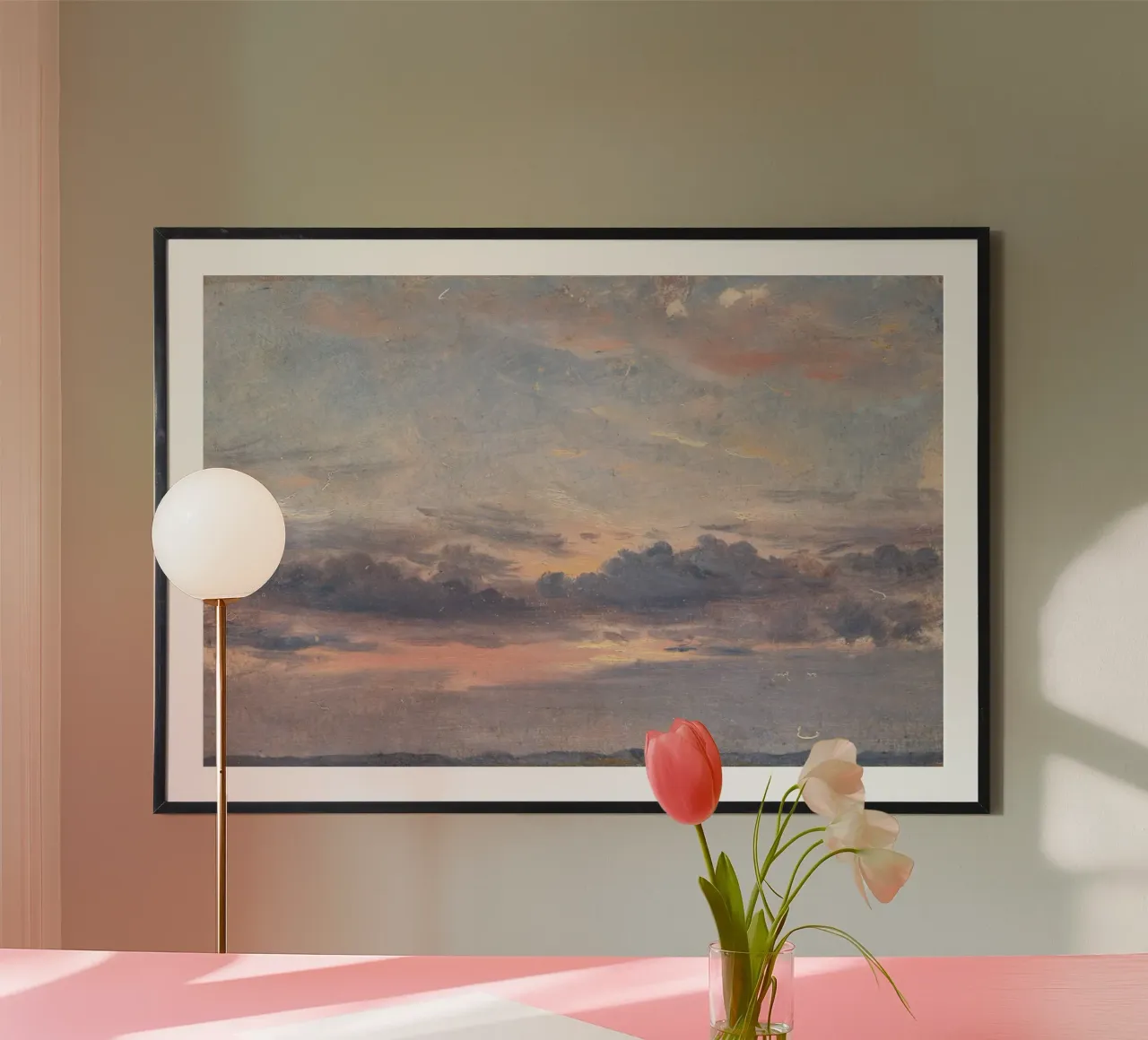 john constable - Uno studio sulle nuvole poster da Timeless Artworks