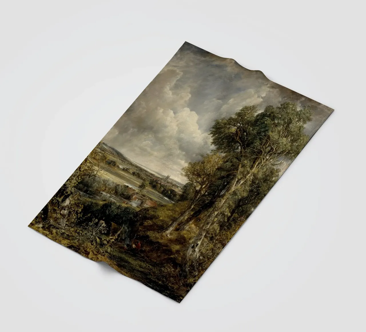 John Constable - La valle di Dedham coperta in pile da Timeless Artworks