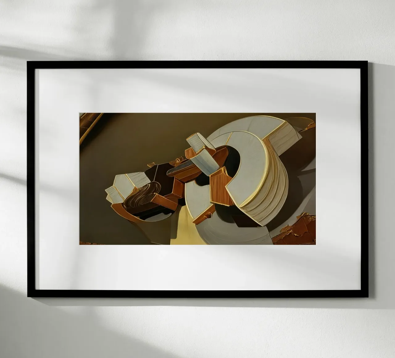 Museo di Colonia poster con telaio in legno da Impressionismus by LK
