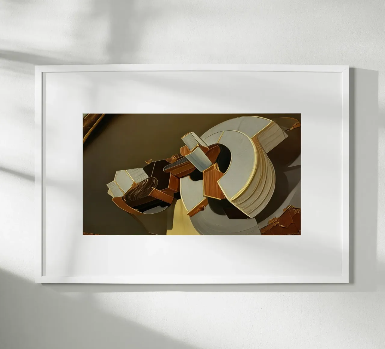 Museo di Colonia poster con telaio in legno da Impressionismus by LK
