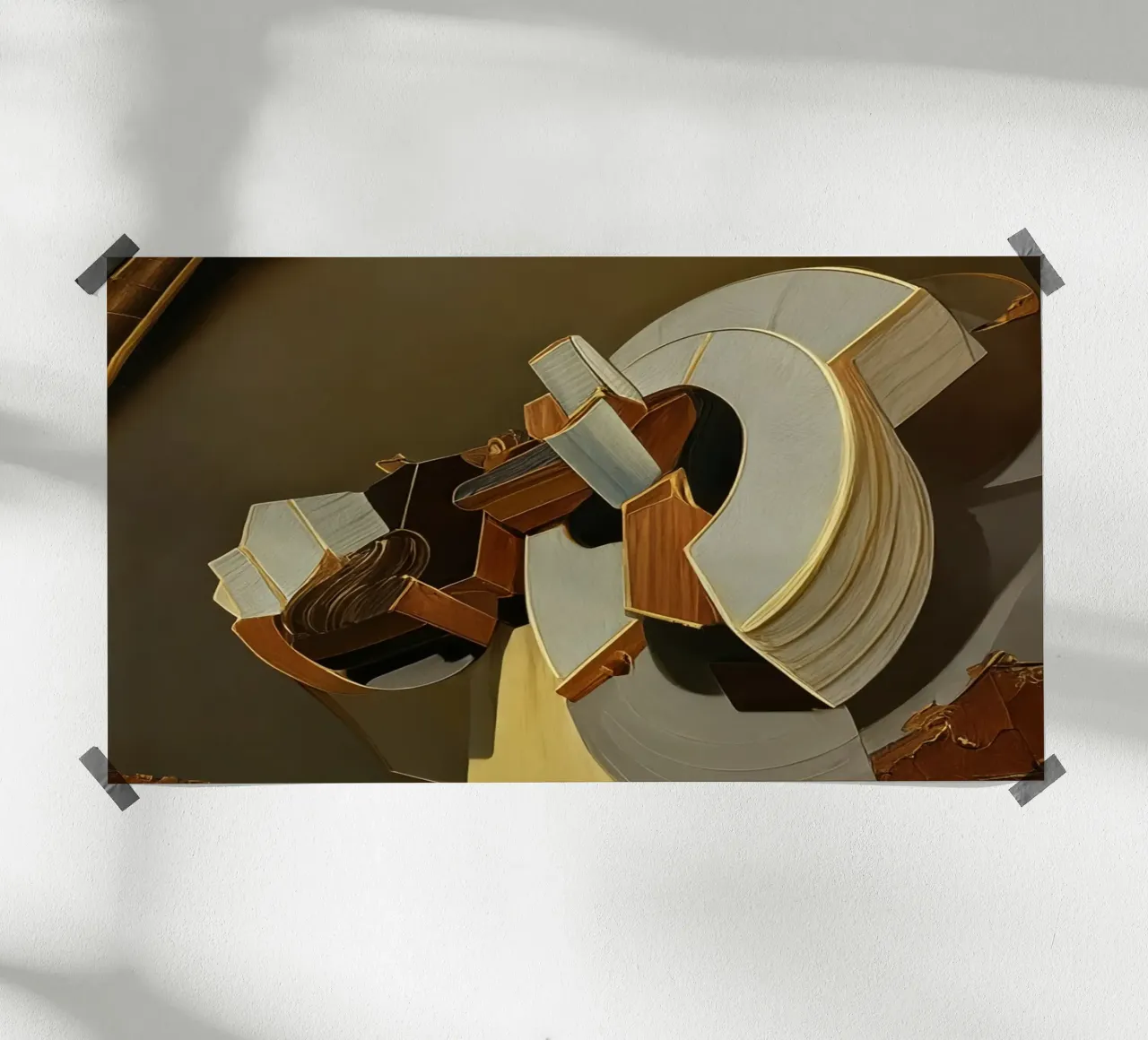 Museo di Colonia poster con telaio in legno da Impressionismus by LK