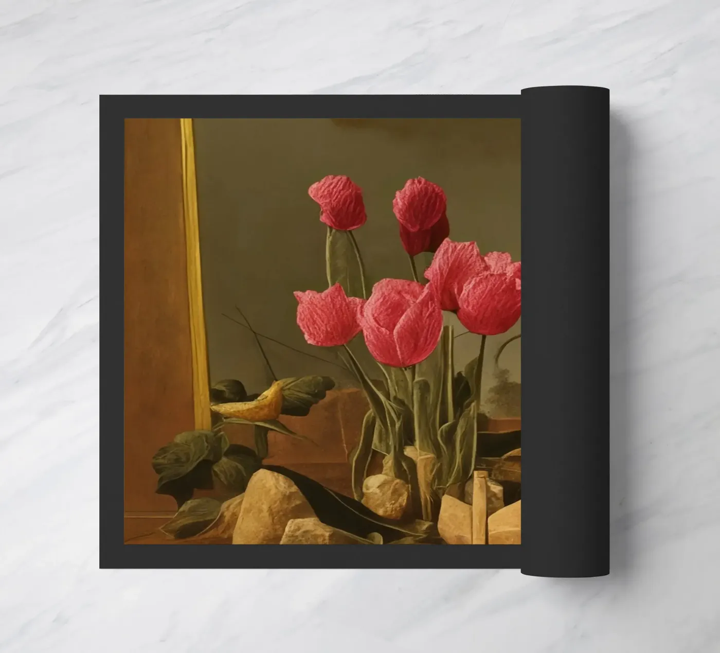 Blumen_1 deurmat van Impressionismus by LK