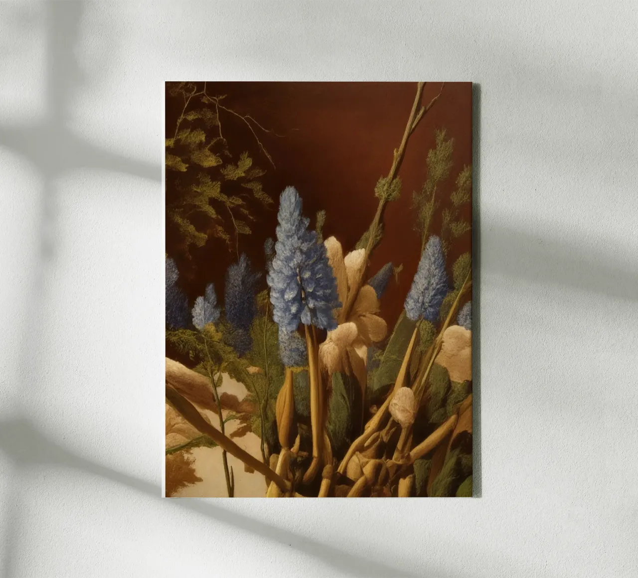 Blumen_2 tela con Cornice a cassetta da Impressionismus by LK
