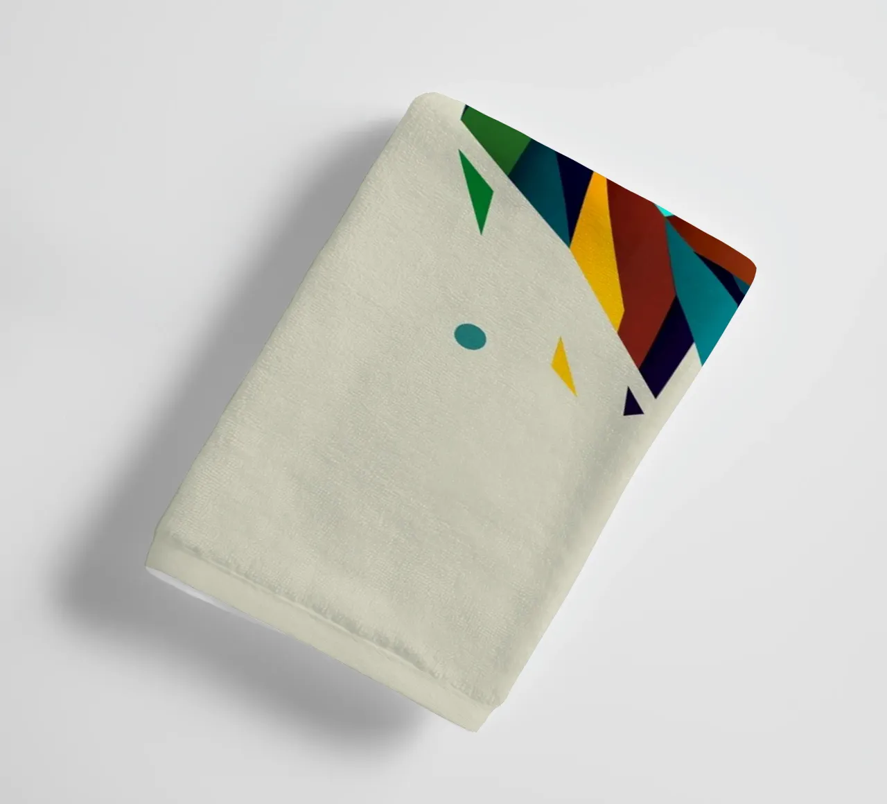Bee-eater bird - Geometric art full of colourful splendour towel by namosh