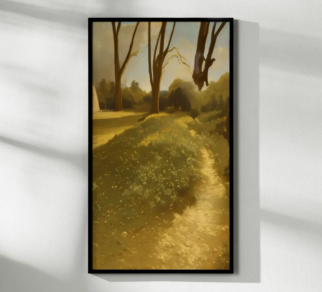 Tas de feuilles en automne poster de Impressionismus by LK