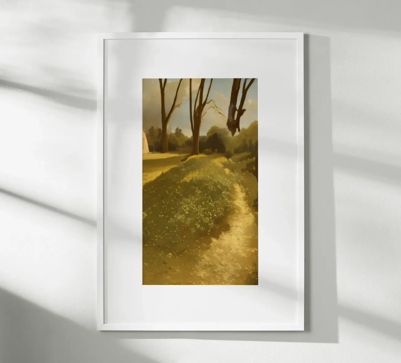 Tas de feuilles en automne poster de Impressionismus by LK
