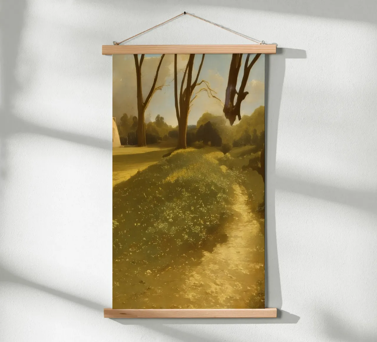 Tas de feuilles en automne poster de Impressionismus by LK