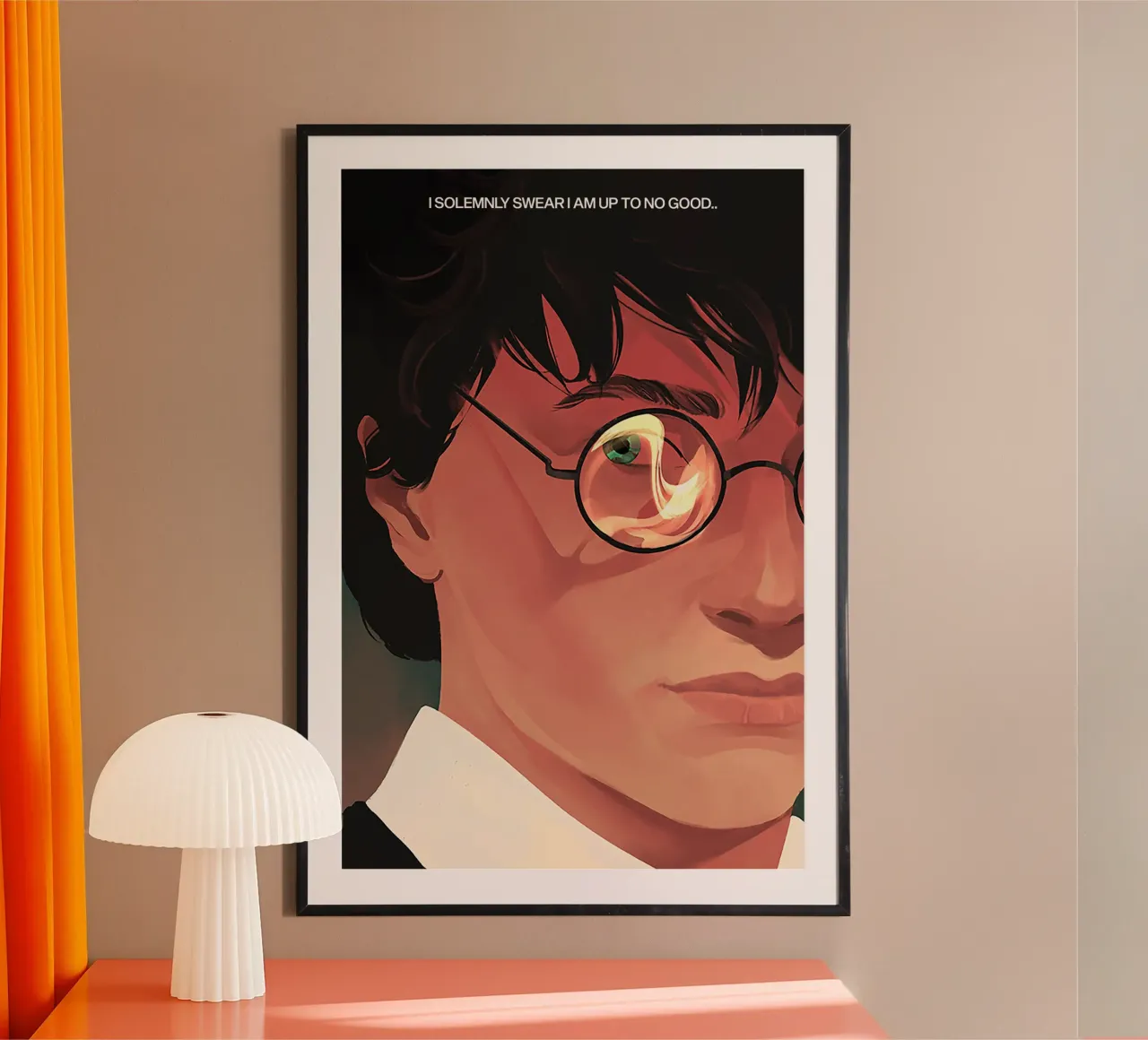 Furious Harry poster con telaio in plastica da Attaboy Dsgn