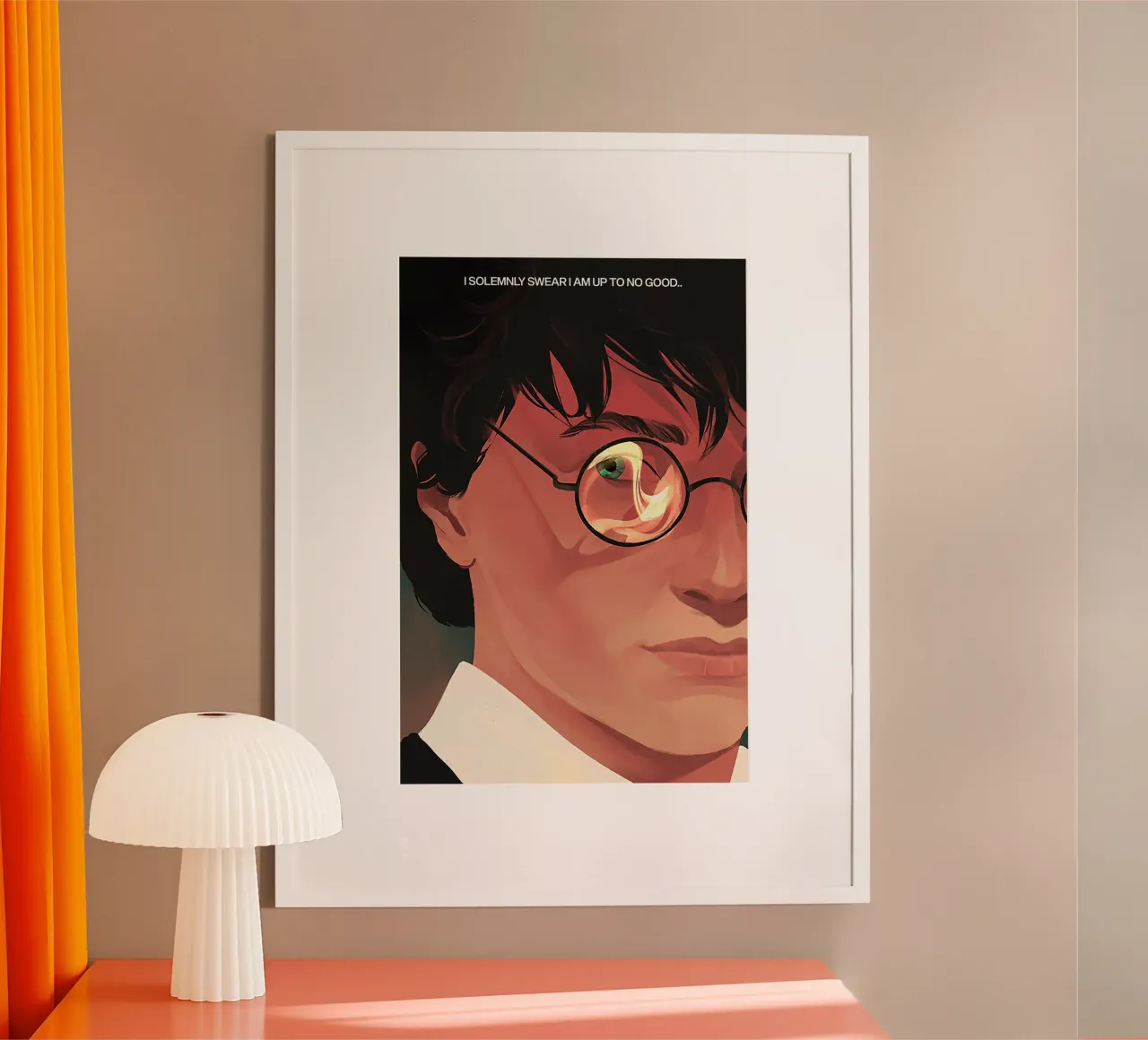 Furious Harry poster con telaio in plastica da Attaboy Dsgn
