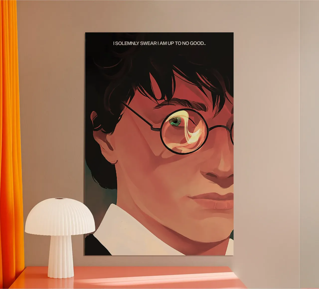 Furious Harry poster con telaio in plastica da Attaboy Dsgn