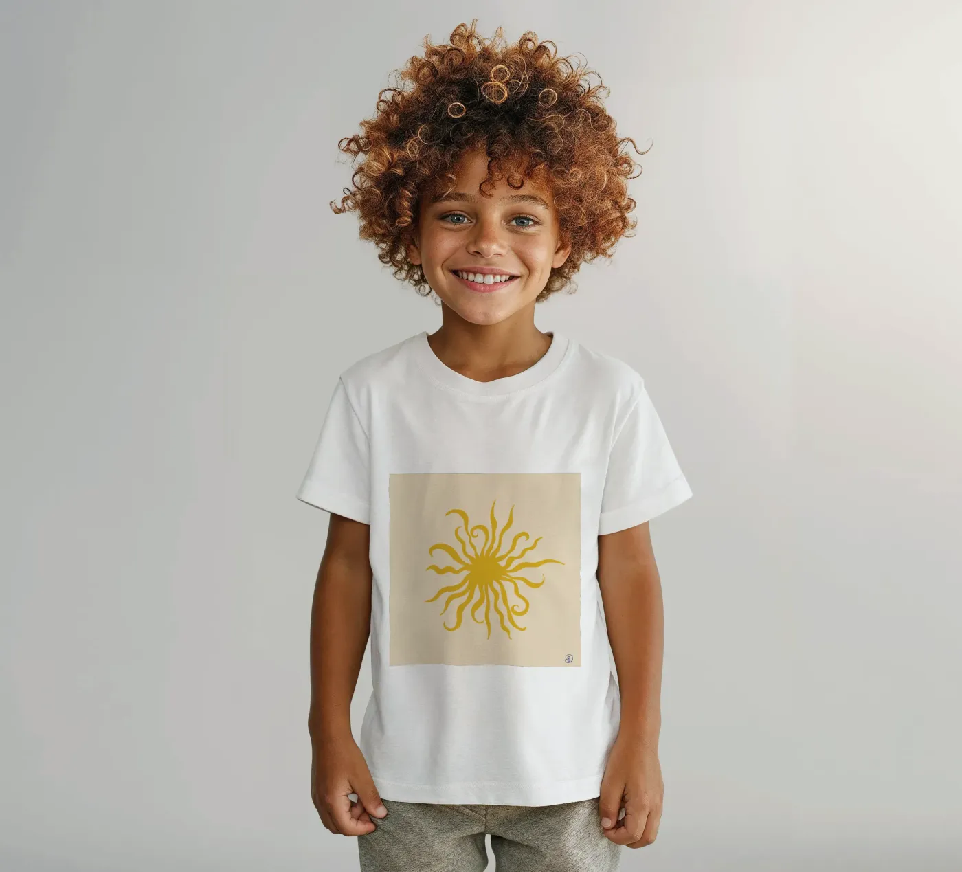 SUN CREATURE kinder t-shirt van Sandra Poliakov