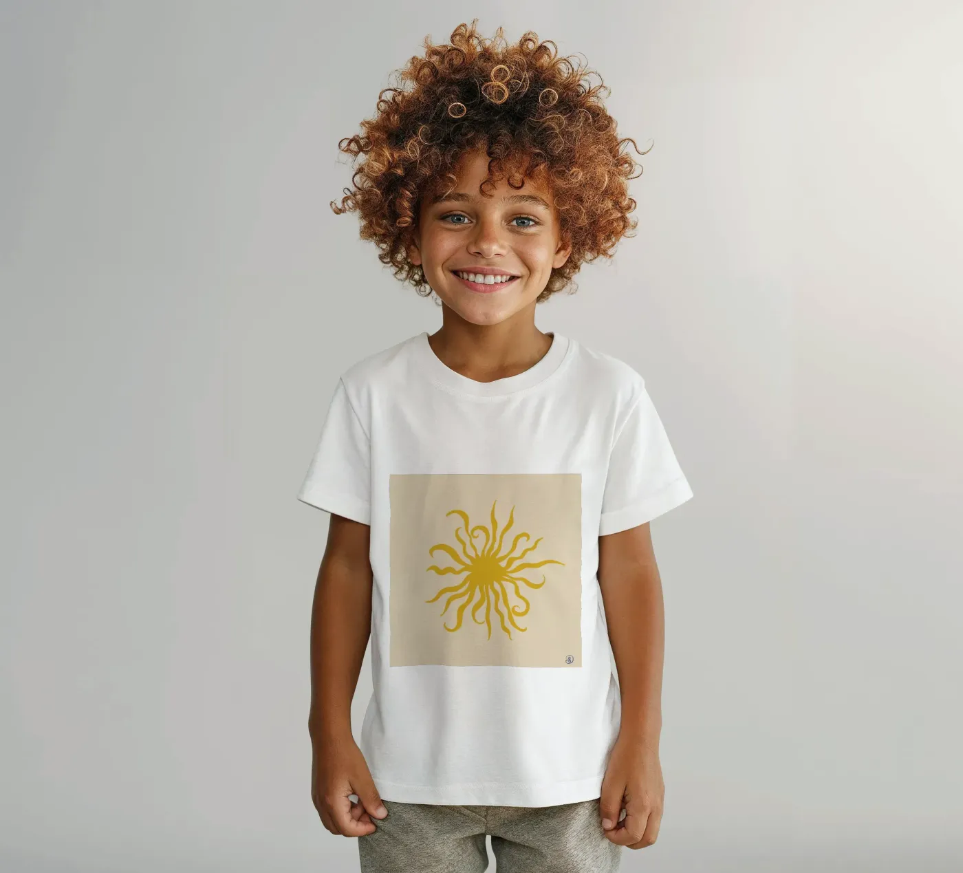 SUN CREATURE kinder t-shirt van Sandra Poliakov