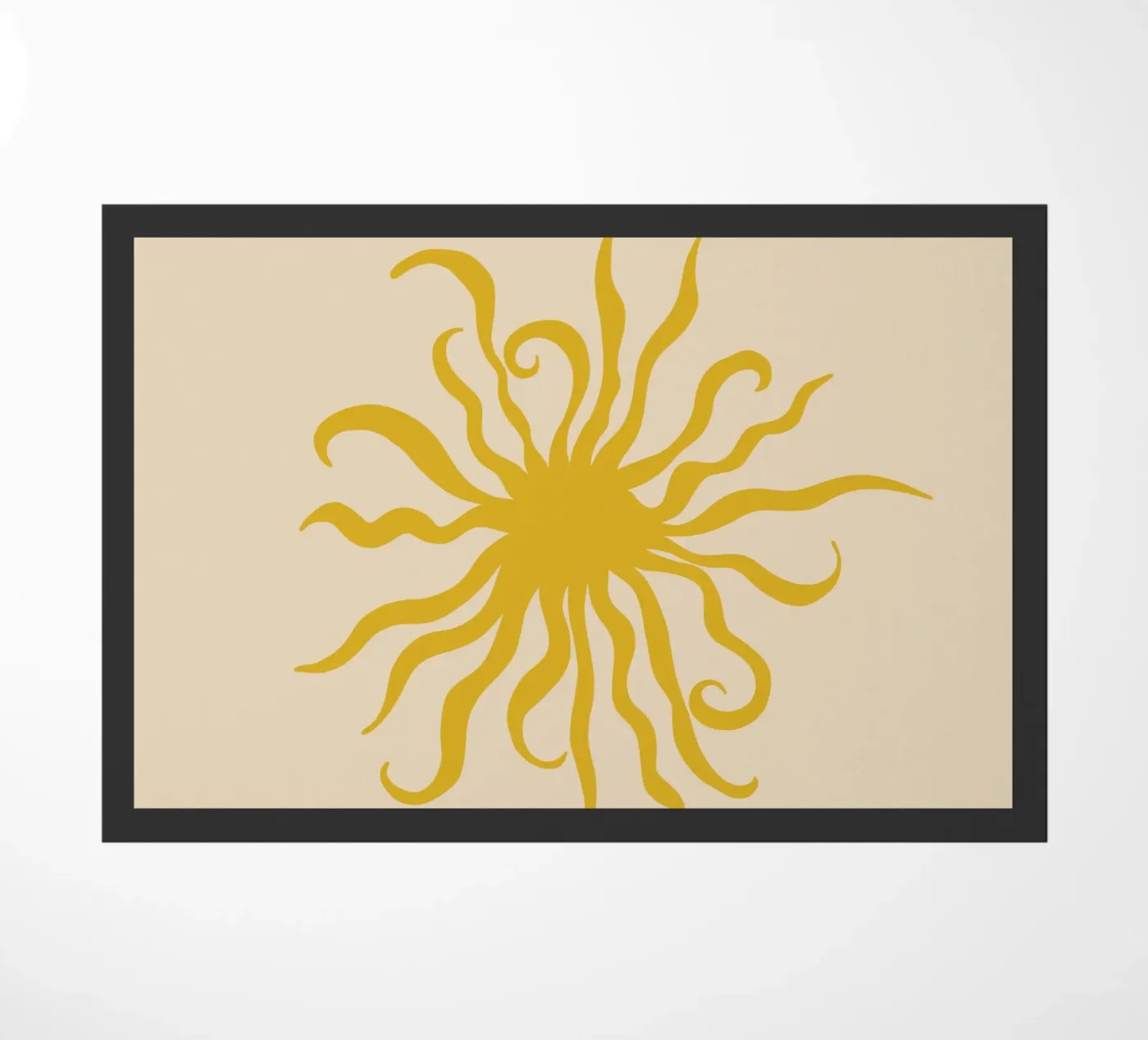 SUN CREATURE deurmat van Sandra Poliakov
