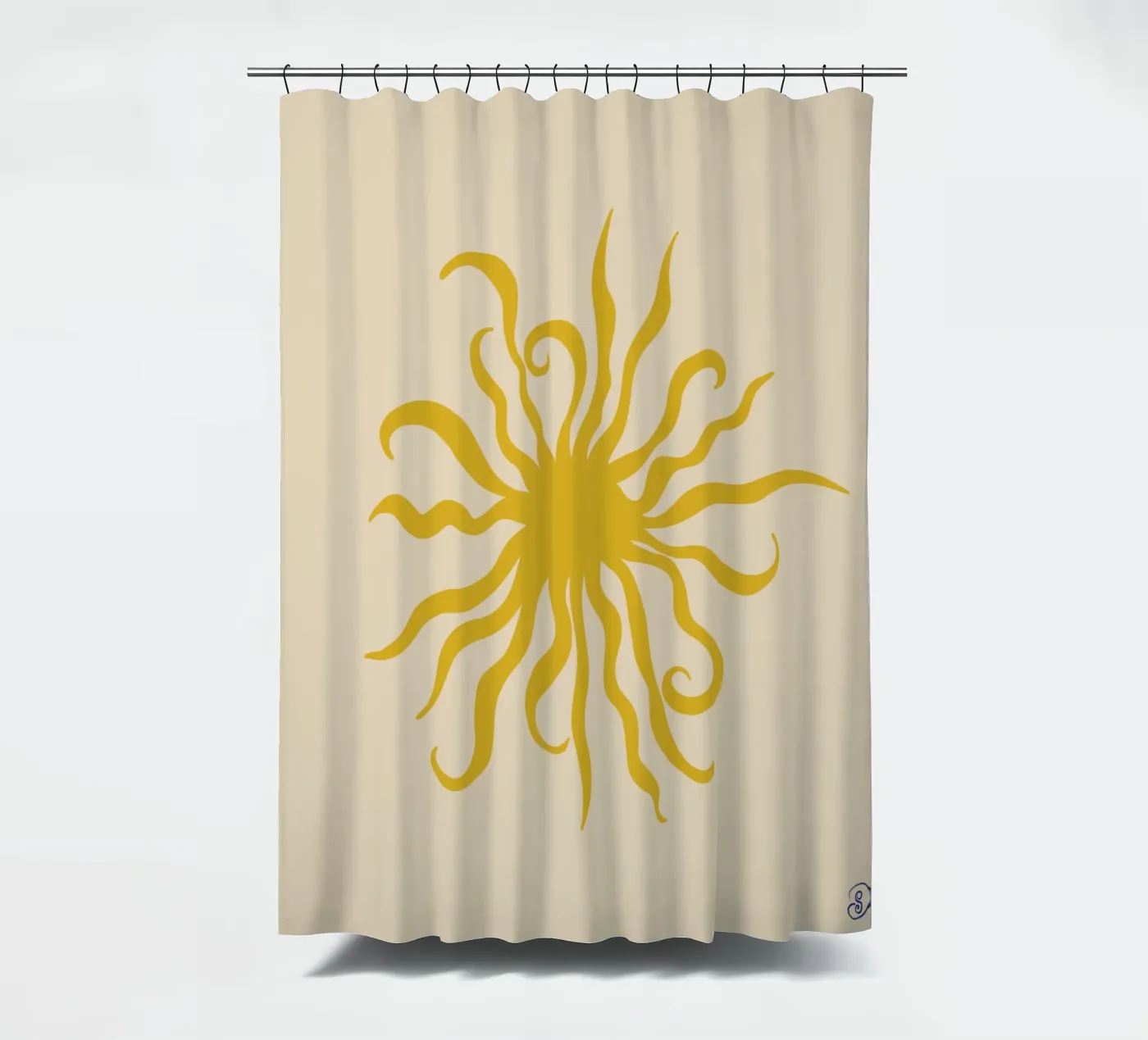 SUN CREATURE Duschvorhang von Sandra Poliakov