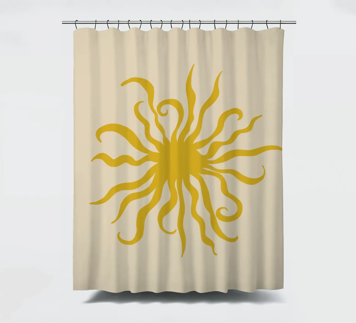 SUN CREATURE Duschvorhang von Sandra Poliakov