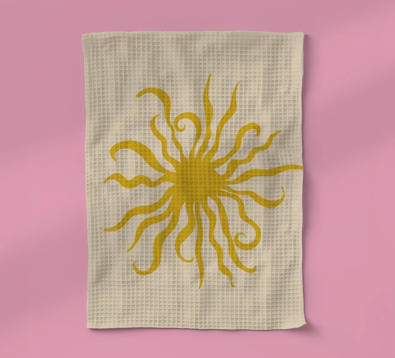 SUN CREATURE paño de cocina de Sandra Poliakov