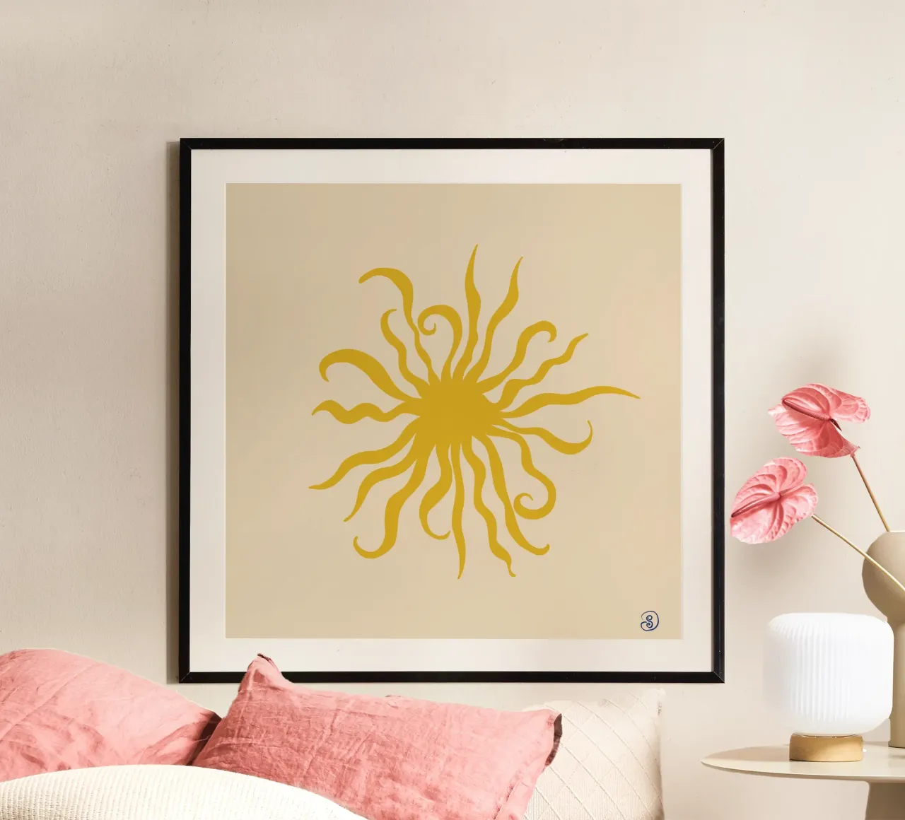 SUN CREATURE carta hahnemühle da Sandra Poliakov